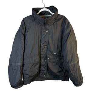 Prezzia Vintage 80s 90s Black Bomber Jacket Size M Unisex Retro Streetwear